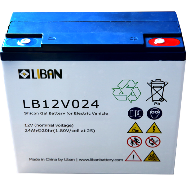 12V 24Ah Lead Acid Electric Bike Battery