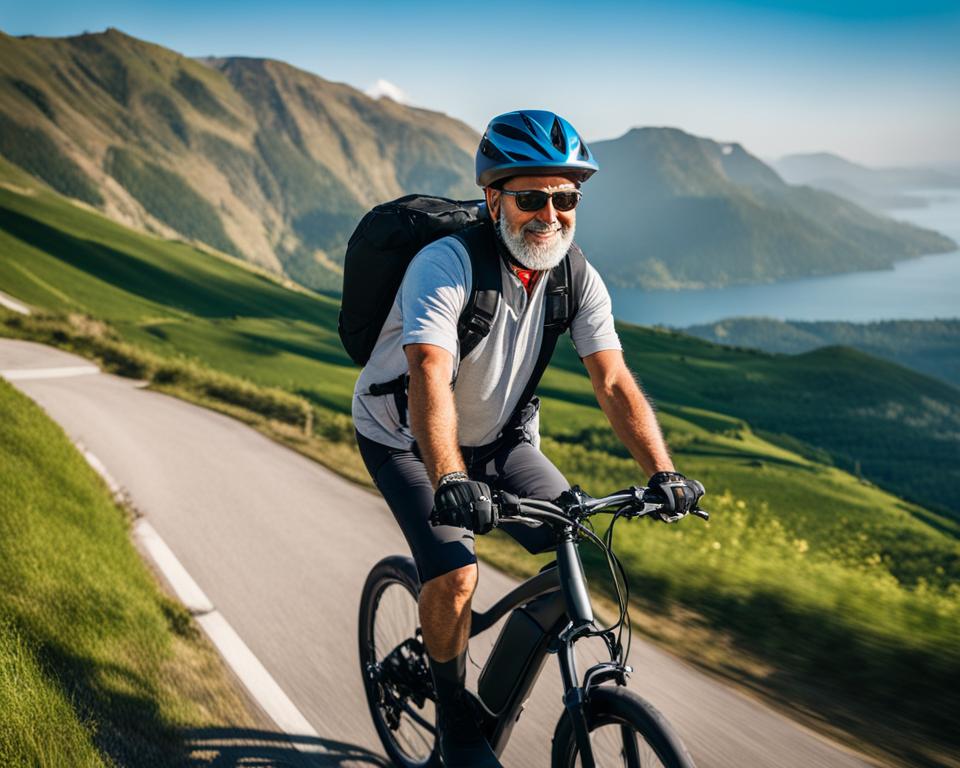 Helmet safety for e-bike seniors