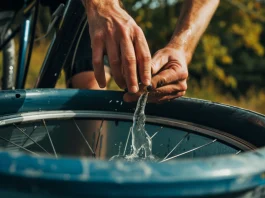 fixing flat tires on your ebike