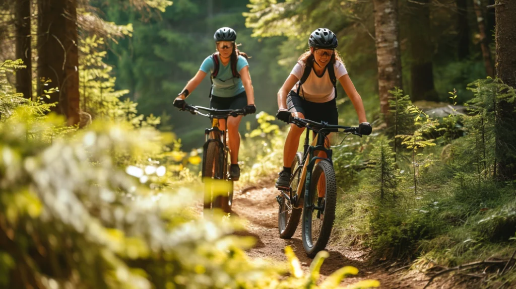 women mountain bike