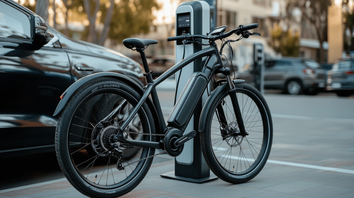 Charge Electric Bikes at Car Charging Stations