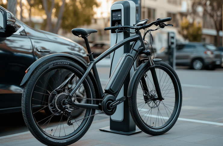 Charge Electric Bikes at Car Charging Stations