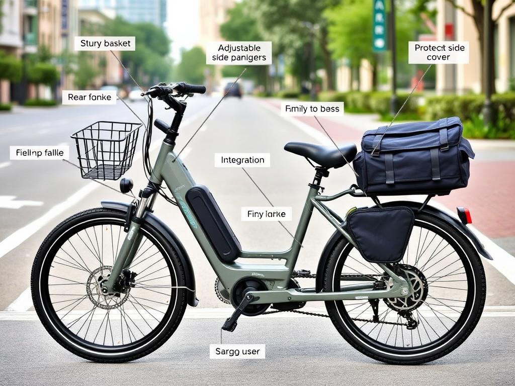 Cargo e-bike accessories