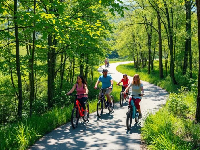 E-Biking Locations for Families and Friends in the USA