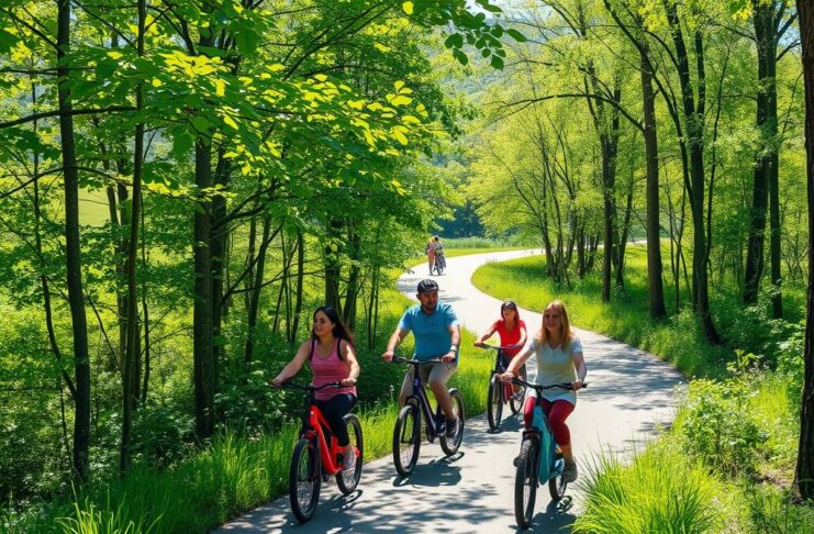 E-Biking Locations for Families and Friends in the USA