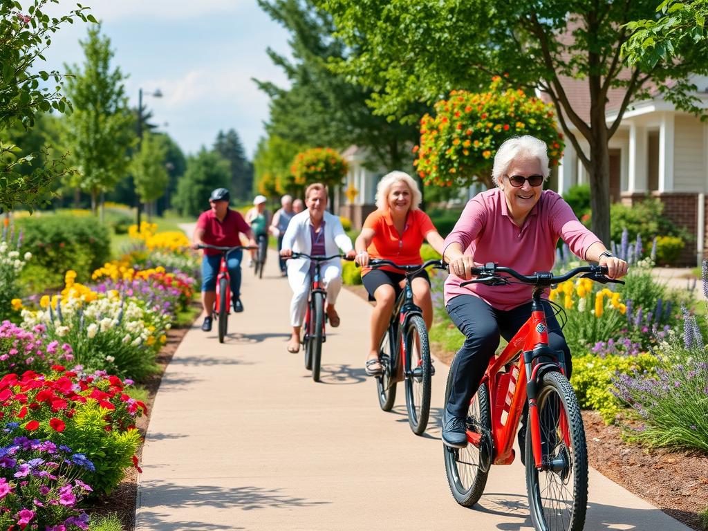 Electric Bike Assistance in Retirement Community