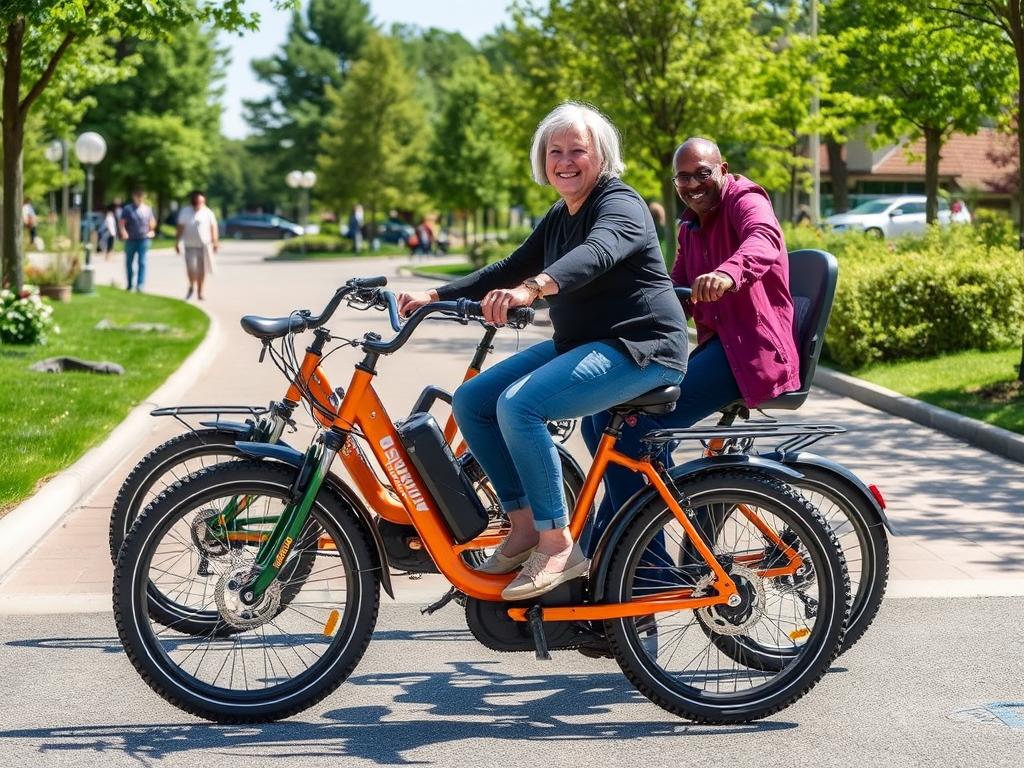 Electric bikes for limited mobility