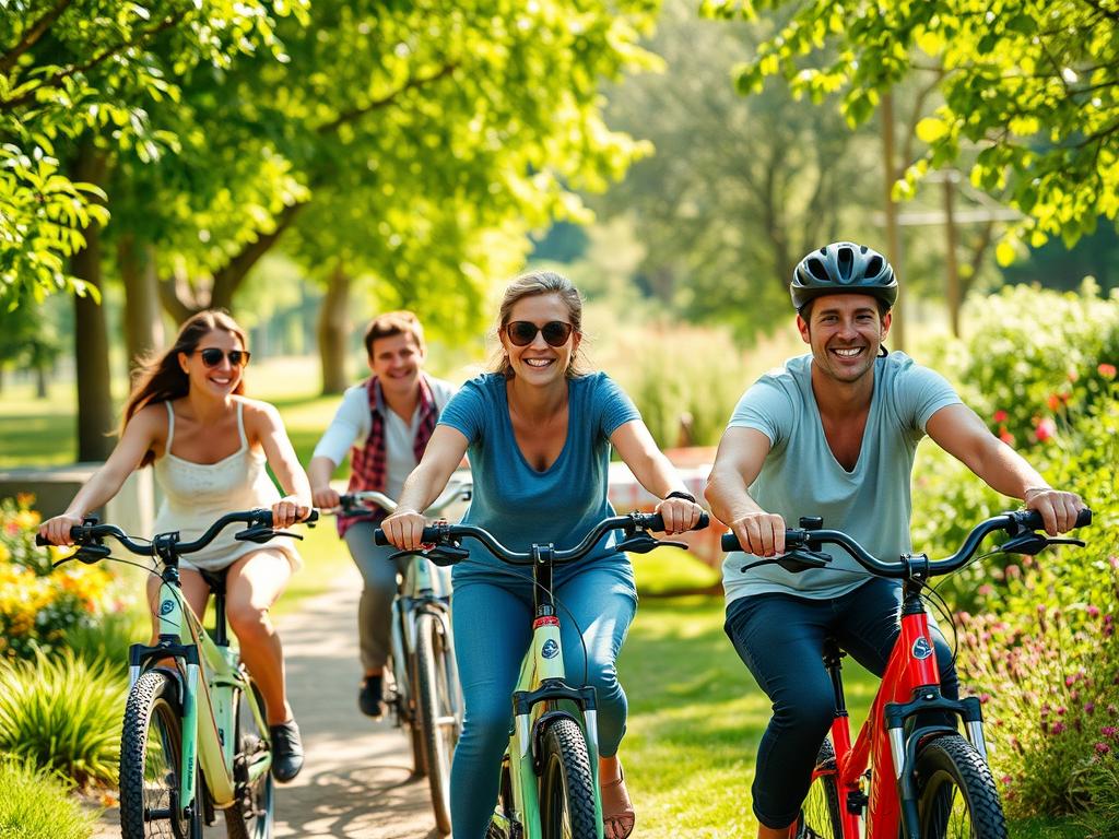 Family e-bike outing