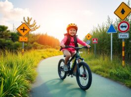 e-Bike Teaching Kids and Beginners