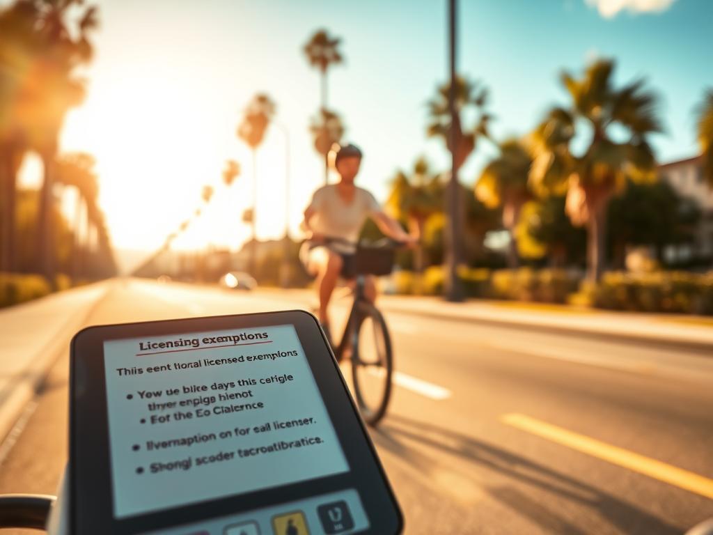 california e-bike licensing exemptions