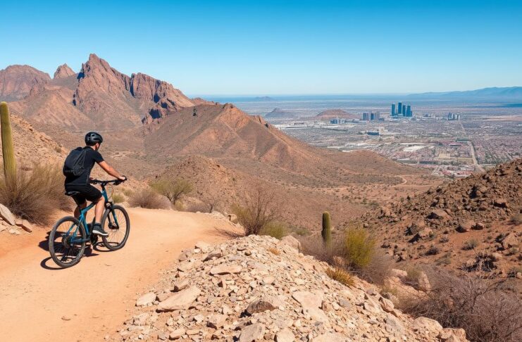eBike adventure South Mountain Park in Phoenix, Arizona