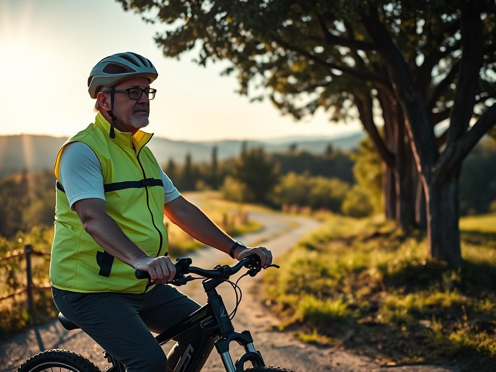 senior e-bike safety equipment sustainable exercise