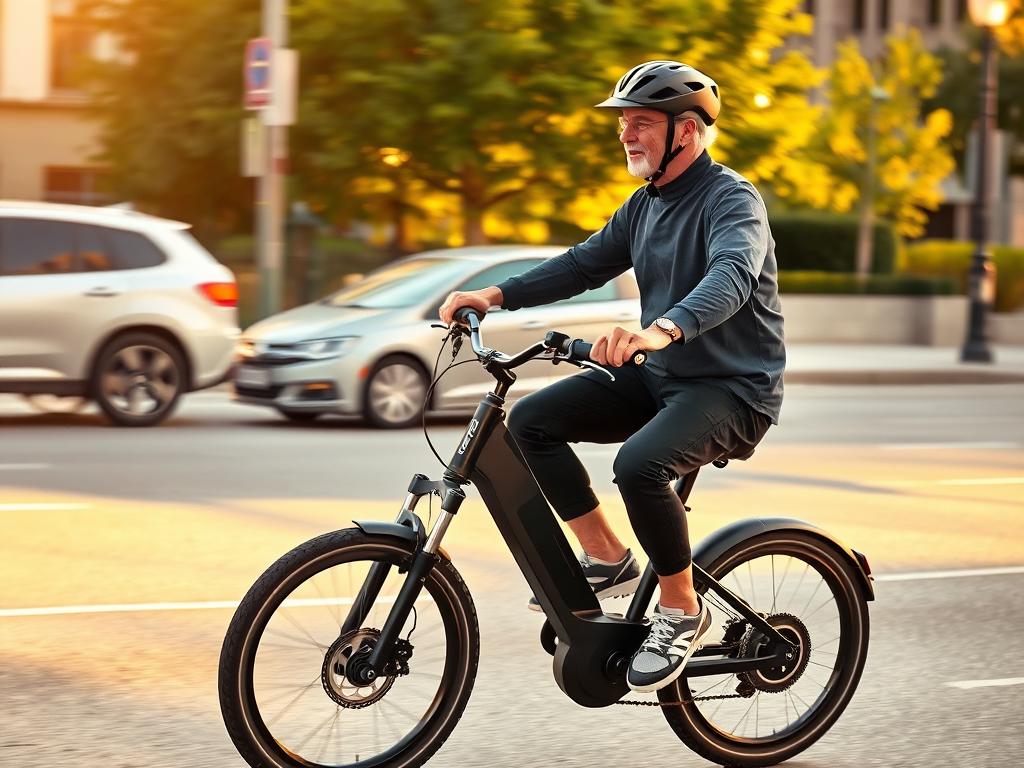 senior e-bike training for smooth starts and stops