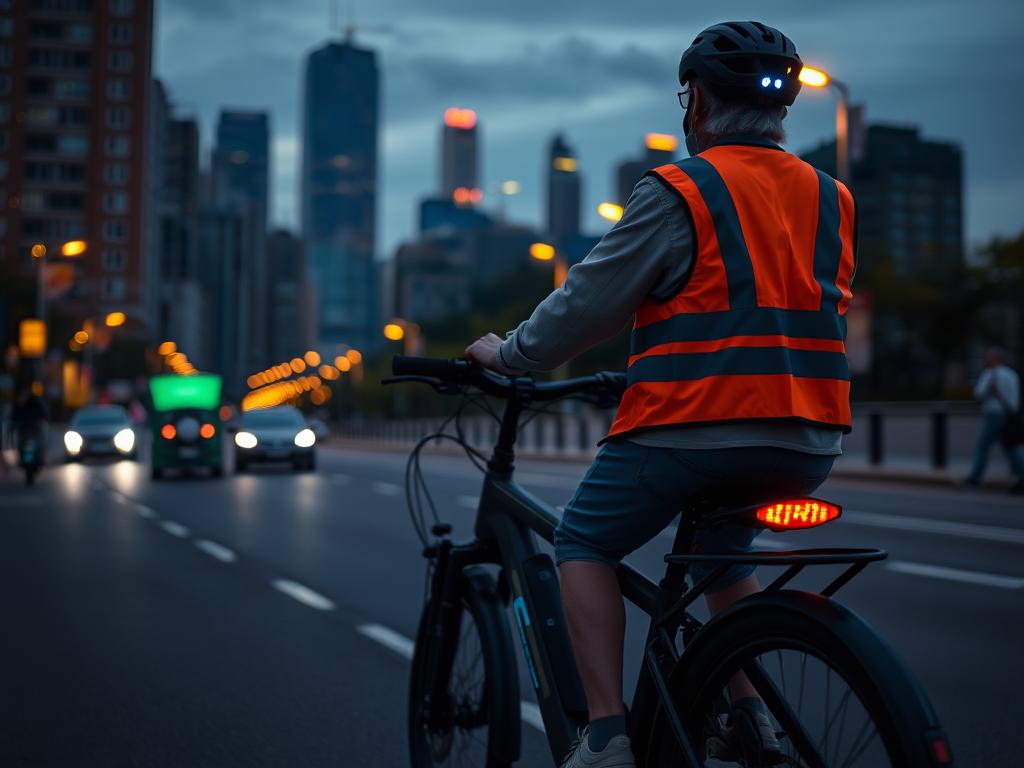 urban e-biking safety visibility aids for seniors
